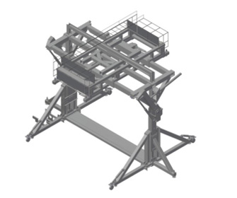 移動(dòng)式集裝箱雙向裝卸機(jī)
